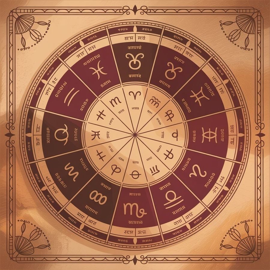 Astrological reading materials and charts